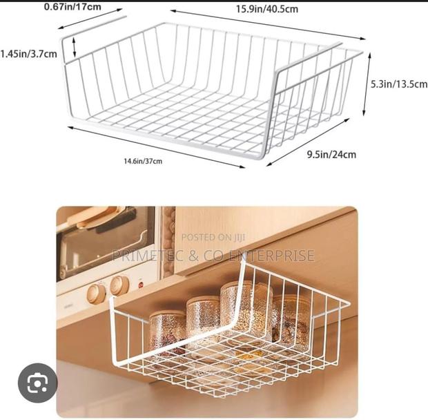Black or White, Under Shelf Mesh Rack - thumbnail 4