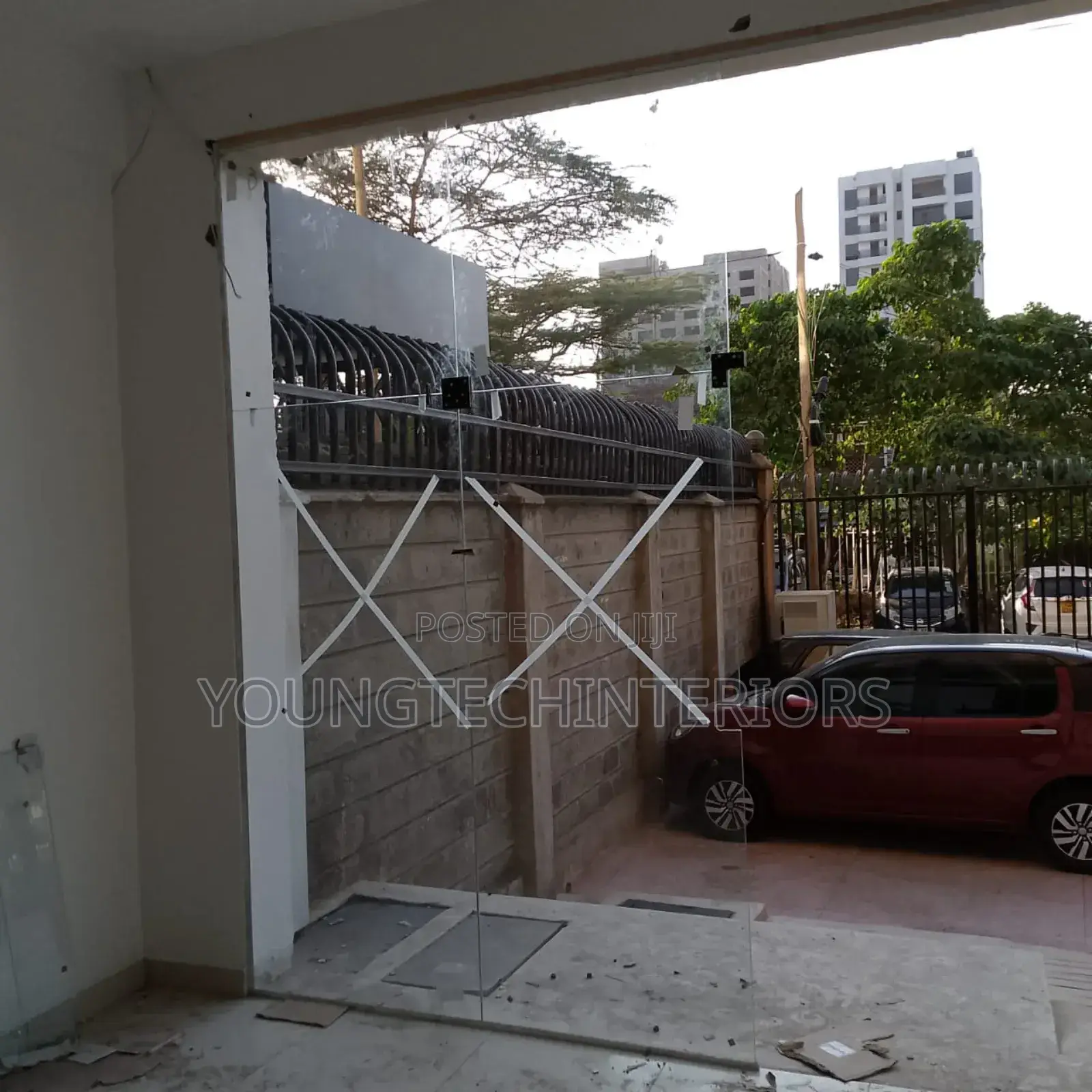Office Frameless Partition and Fameless Door