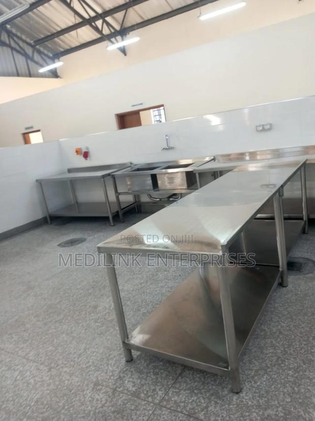 Stainless Commercial Kitchen Tables - thumbnail 2