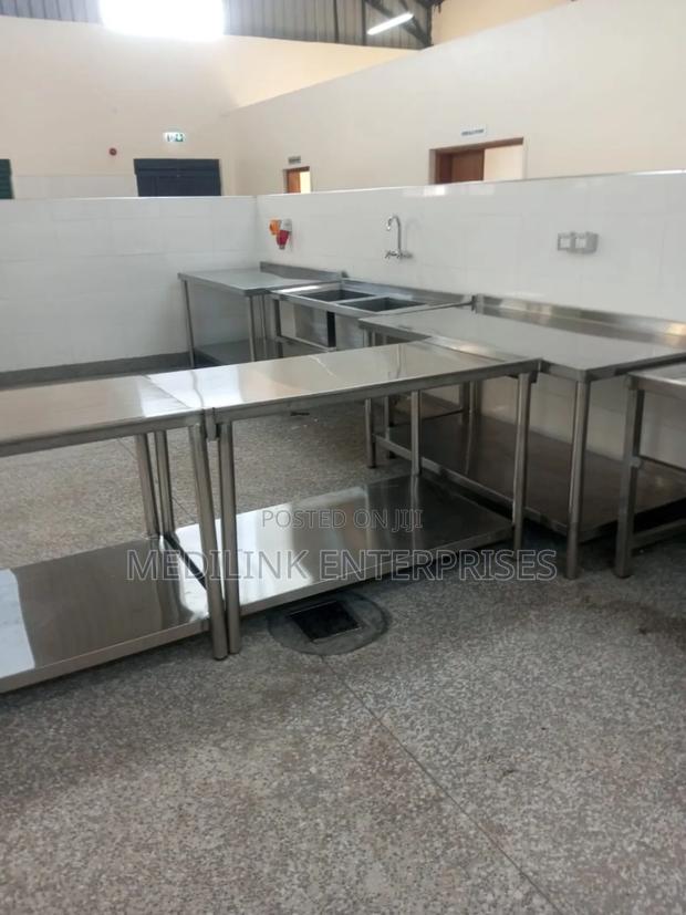 Stainless Commercial Kitchen Tables - thumbnail 4