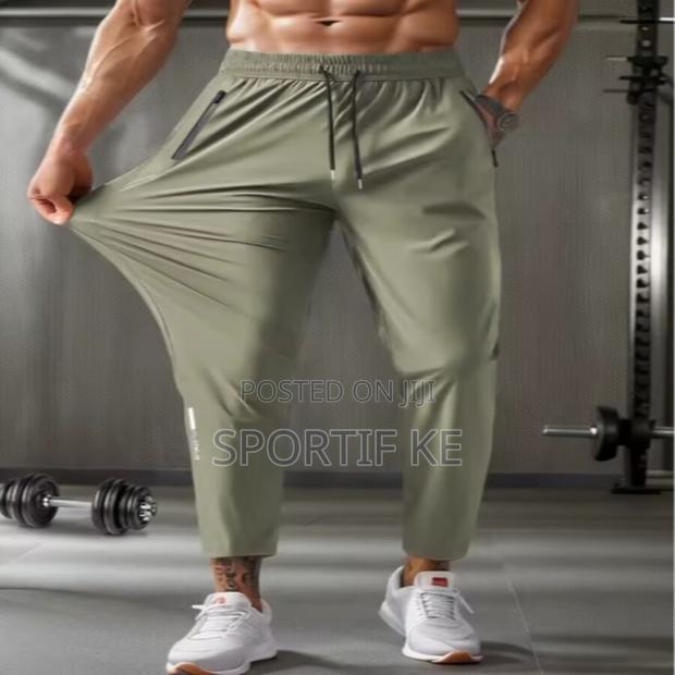 Joggers Pants Quick Dry Workout Training Sweat Pants for Running Gym - thumbnail 4