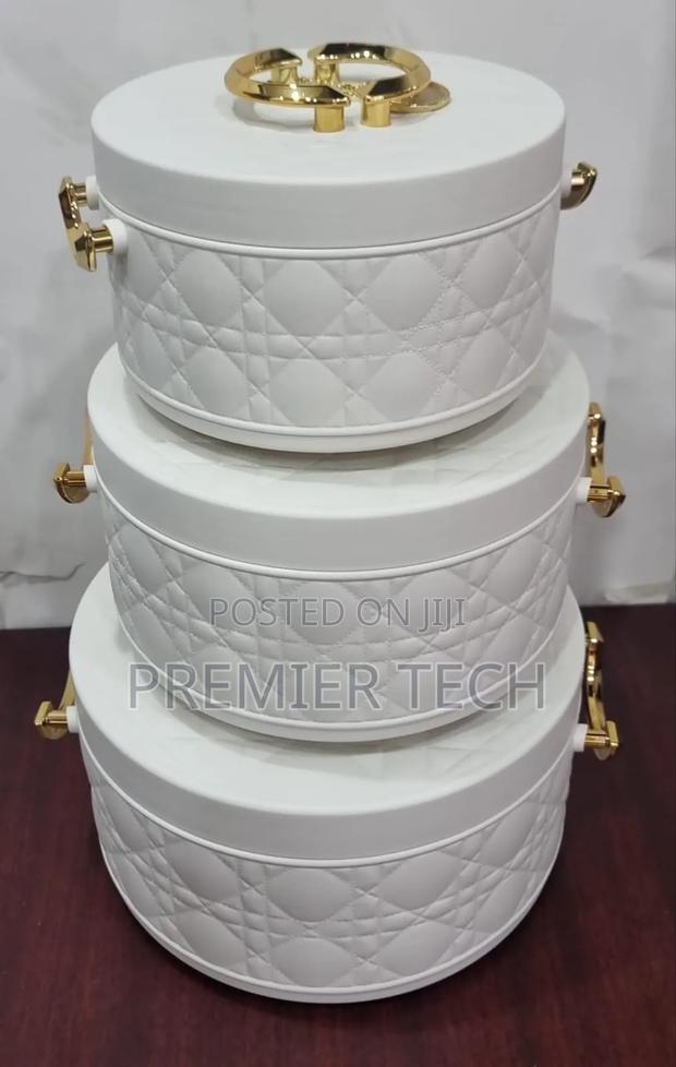 Unique Very High Quality Forever Gold Insulated Hotpots