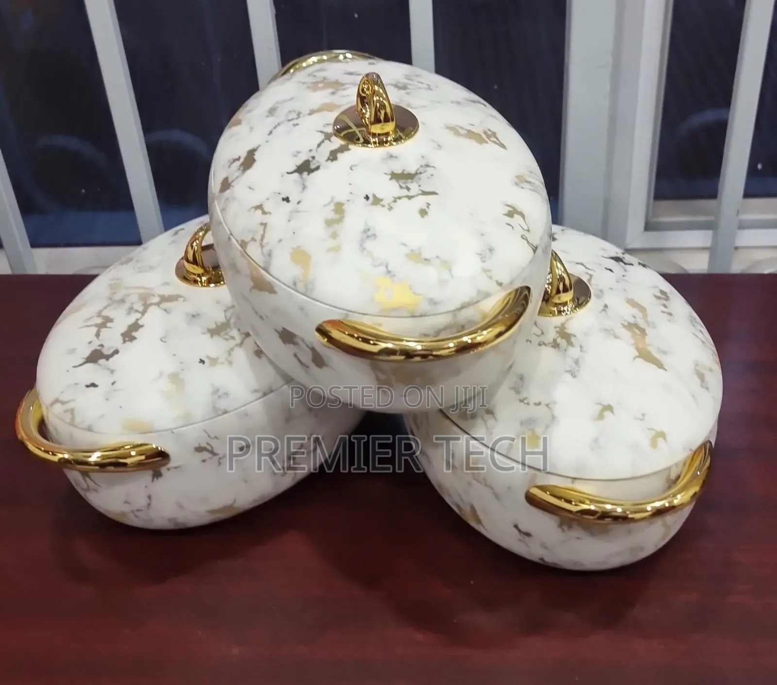 Unique Very High Quality Forever Gold Marble Insulated Hotpots