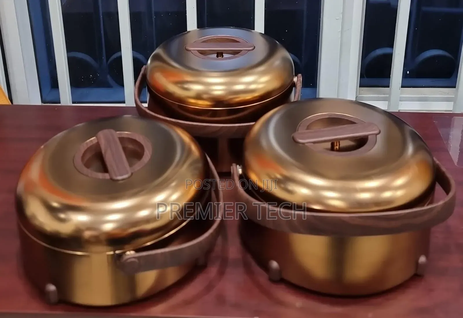 High Quality Big Size Forever Gold Insulated Hotpots
