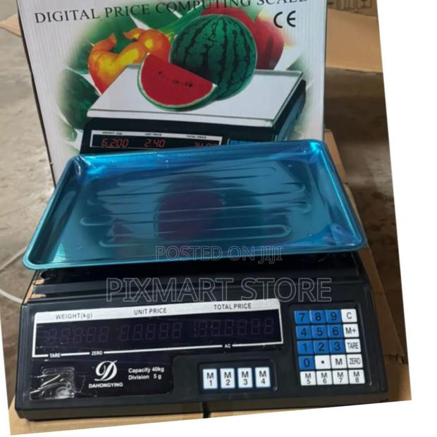 Precision Digital Weighing Scale – 40 Kg Capacity - main view