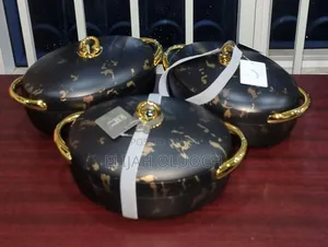 Unique High Quality Forever Gold Marble Profile Insulated Hotpots