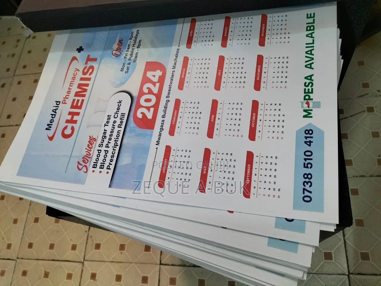 Calendar Printing