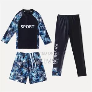 Kids' 3-Piece Swimwear Set – Long Sleeve (3-12 Yrs