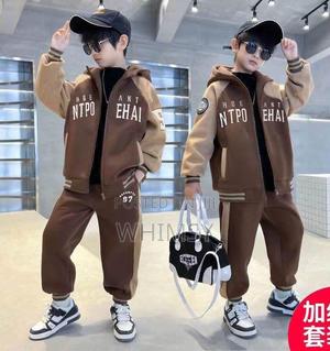 Boys (5-12 Yrs ) 2 Pc Warm Zipper Set* - main view