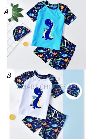 3 Pc Dragon Theme  Swimming Costume - main view