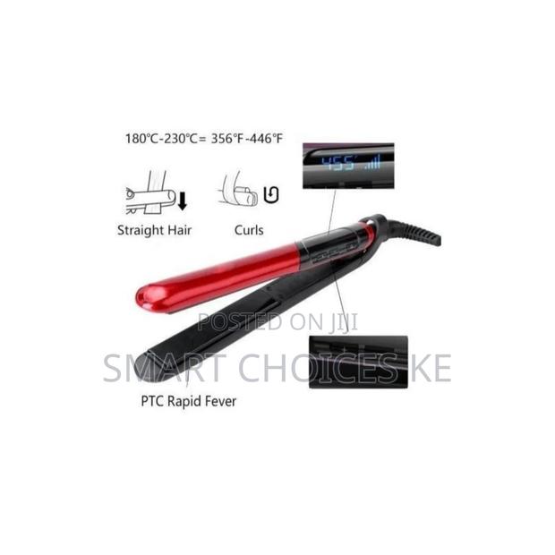 Cronier Professional 2in1 Ceramic Flat Iron Hair Straightener