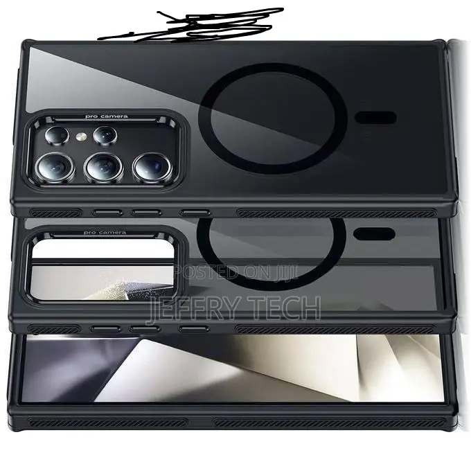 Black Case for Samsung S24 Ultra Magsafe