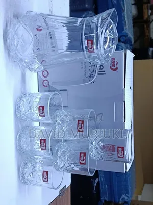 Water Set 
1litre Jug
440ml 6pcs Glasses