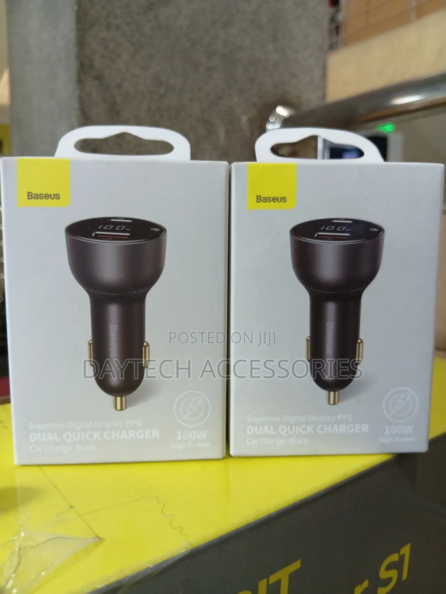 The Baseus 100w Superme Digital Display PPS Dual Quick Charger