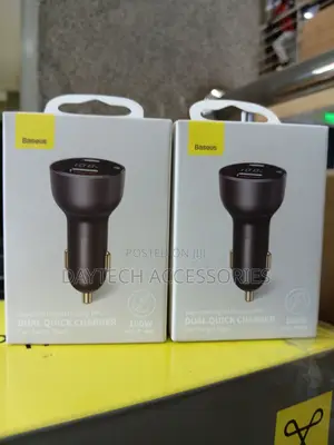 100w Baseus 1superme Digital Display Pps Dual Quick Car Charger.