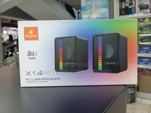 Kisonli X14 RGB Portable Usb Mini Wired Desktop/Laptop Speaker