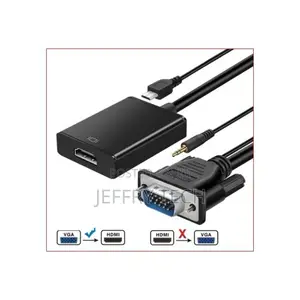 Vga Male to Hdmi Output 1080p Hd+ Audio Tv Av HDTV Video Cable Convert