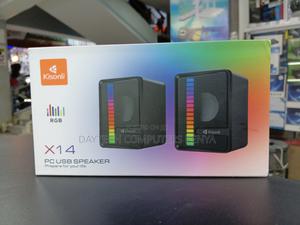 Kisonli X14 RGB Compact Usb Stereo Speaker for Pc Laptop - main view