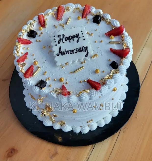 The Perfect Anniversary Cake-Sweet Orange Cake Flavour