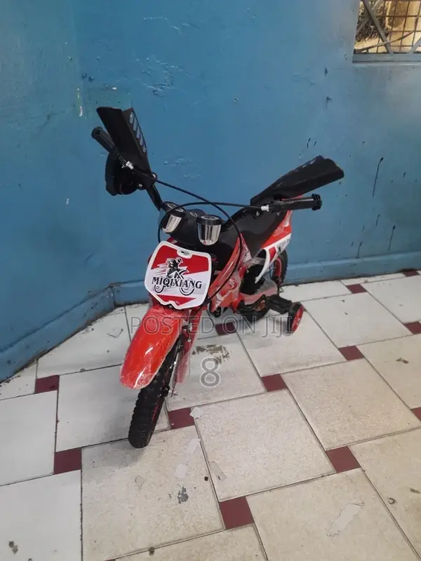 Boys Bicycle Motorbike Style – Durable Frame, Cool Racing Design