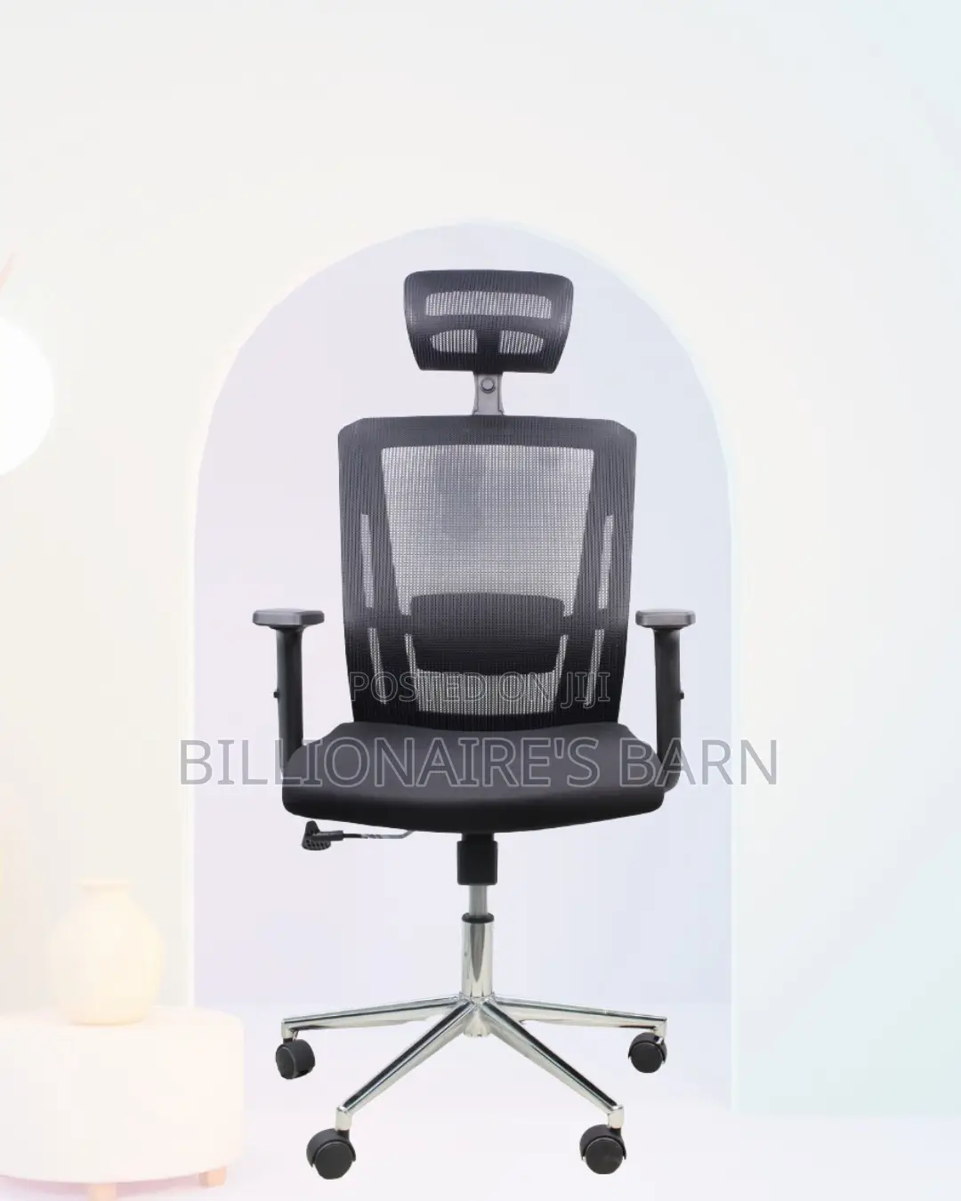 Ergonomic Mesh Chair With Headrest | Premium Look, Daily Comfort