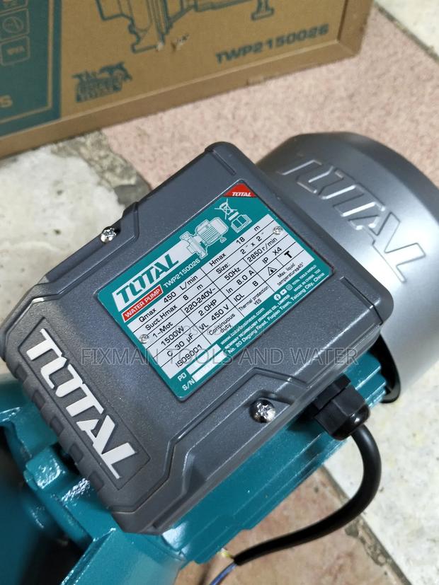 Total Booster Pump 2 Hp 450l/Min 18m Head 2" Pipe - thumbnail 2