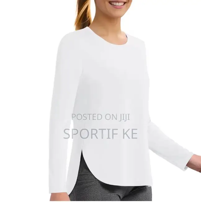 Womens High Quality Long Sleeve T-Shirt-for Gym and Hiking