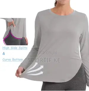 Womens High Quality Long Sleeve T-Shirt-for Gym and Hiking