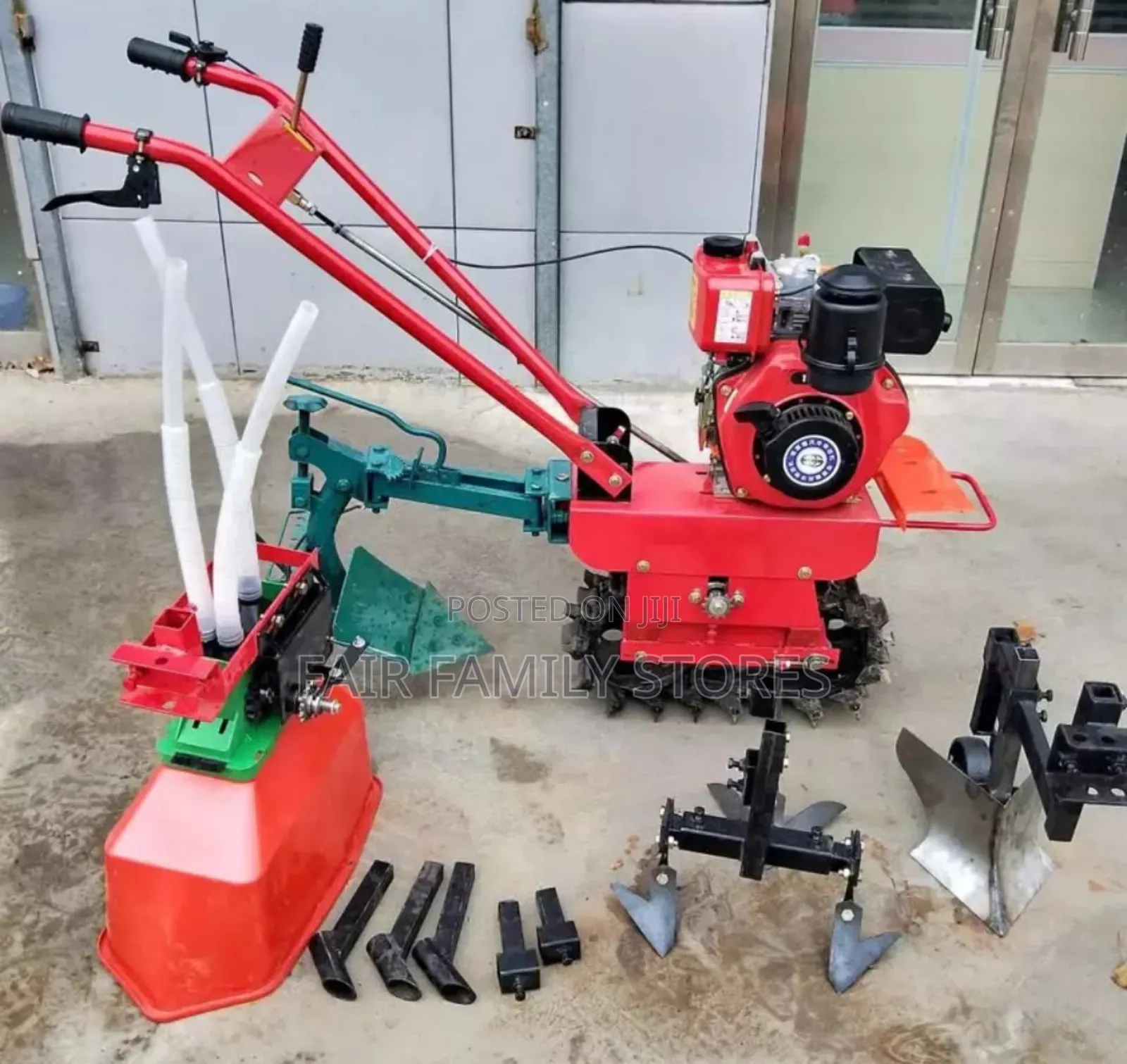 Diesel Engine  Mini Rototiller Farm Machinery Tractor Rear Tine