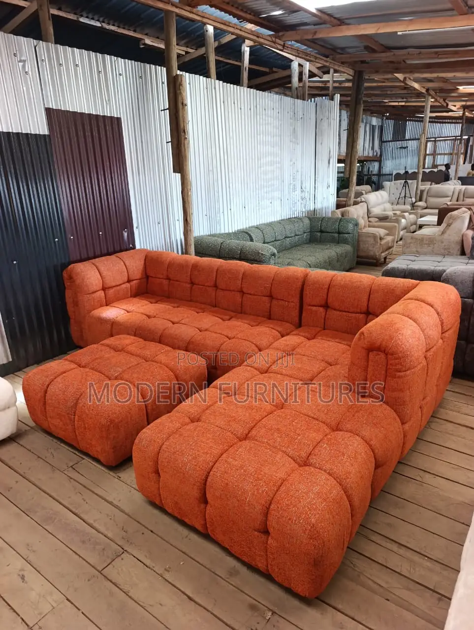 Modern Bubble L Shaped Sofa