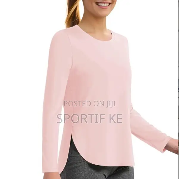 Womens High Quality Long Sleeve T-Shirt-for Gym and Hiking