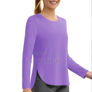 Womens High Quality Long Sleeve T-Shirt-for Gym and Hiking