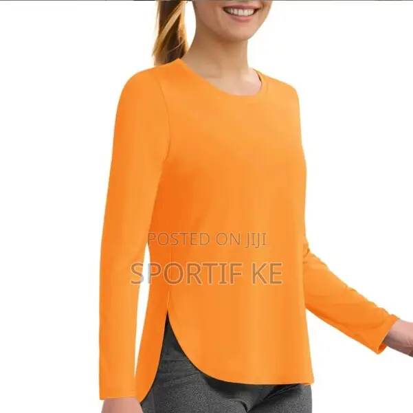 Womens High Quality Long Sleeve T-Shirt-for Gym and Hiking