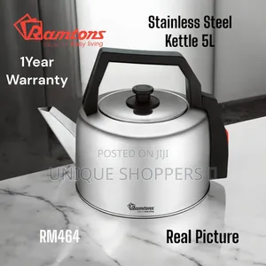 Rm464 Ramtons Stainless Steel Kettle – 5l