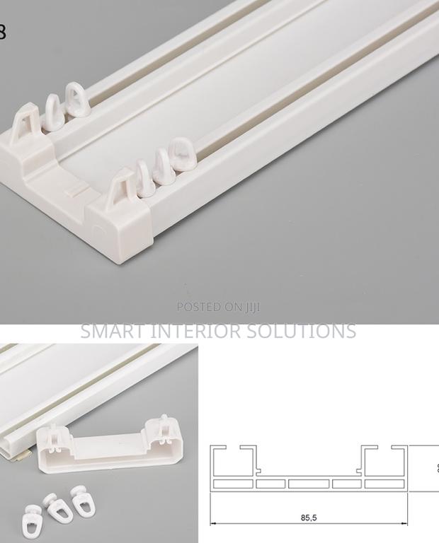 Double Curtain Rail With Accessories