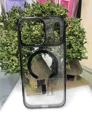 iPhone 17 Pro Max With an Orange Frame and Magsafe Compatibility.