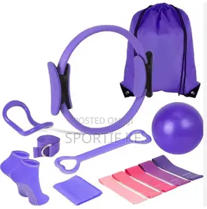 13-in-1 Home Fitness Kit Pilates Ring, Resistance Bands, Yoga Ball