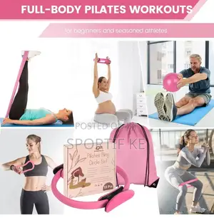 13-in-1 Home Fitness Kit Pilates Ring, Resistance Bands, Yoga Ball