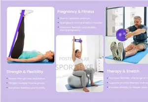 13-in-1 Home Fitness Kit Pilates Ring, Resistance Bands, Yoga Ball
