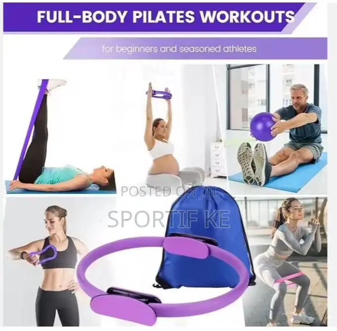 13-in-1 Home Fitness Kit Pilates Ring, Resistance Bands, Yoga Ball