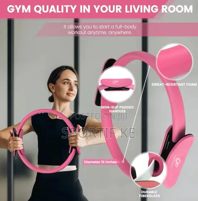 13-in-1 Home Fitness Kit Pilates Ring, Resistance Bands, Yoga Ball