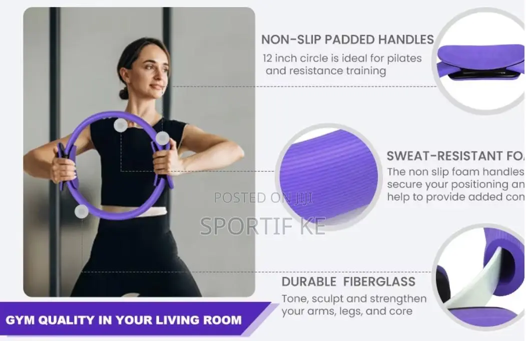 13-in-1 Home Fitness Kit Pilates Ring, Resistance Bands, Yoga Ball
