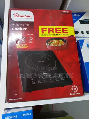 Ramtons Single Induction Cooker With Free Sufuria