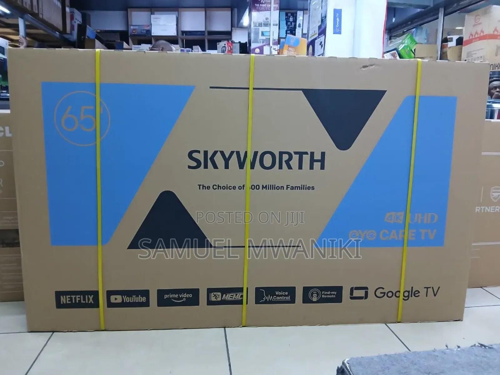 Skyworth 65′′ Uhd Smart Google Tv New Model