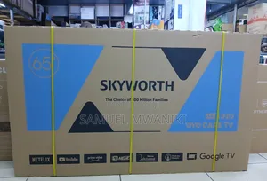 Skyworth 65′′ Uhd Smart Google Tv New Model