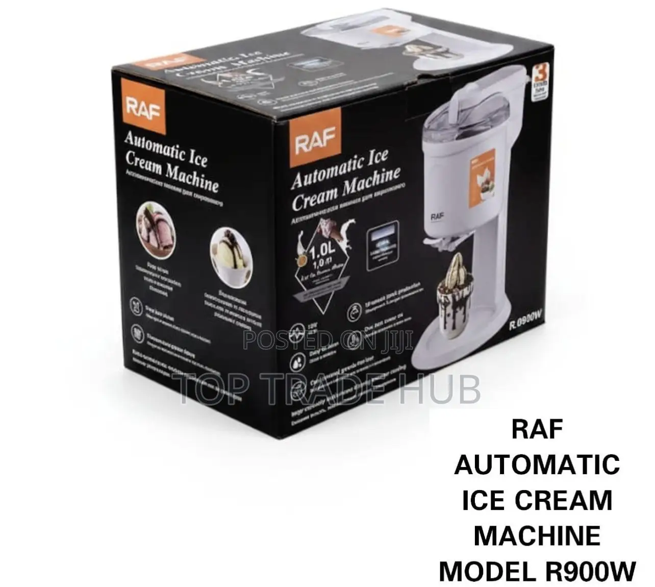 Raf Automatic Ice Cream Machine 900w