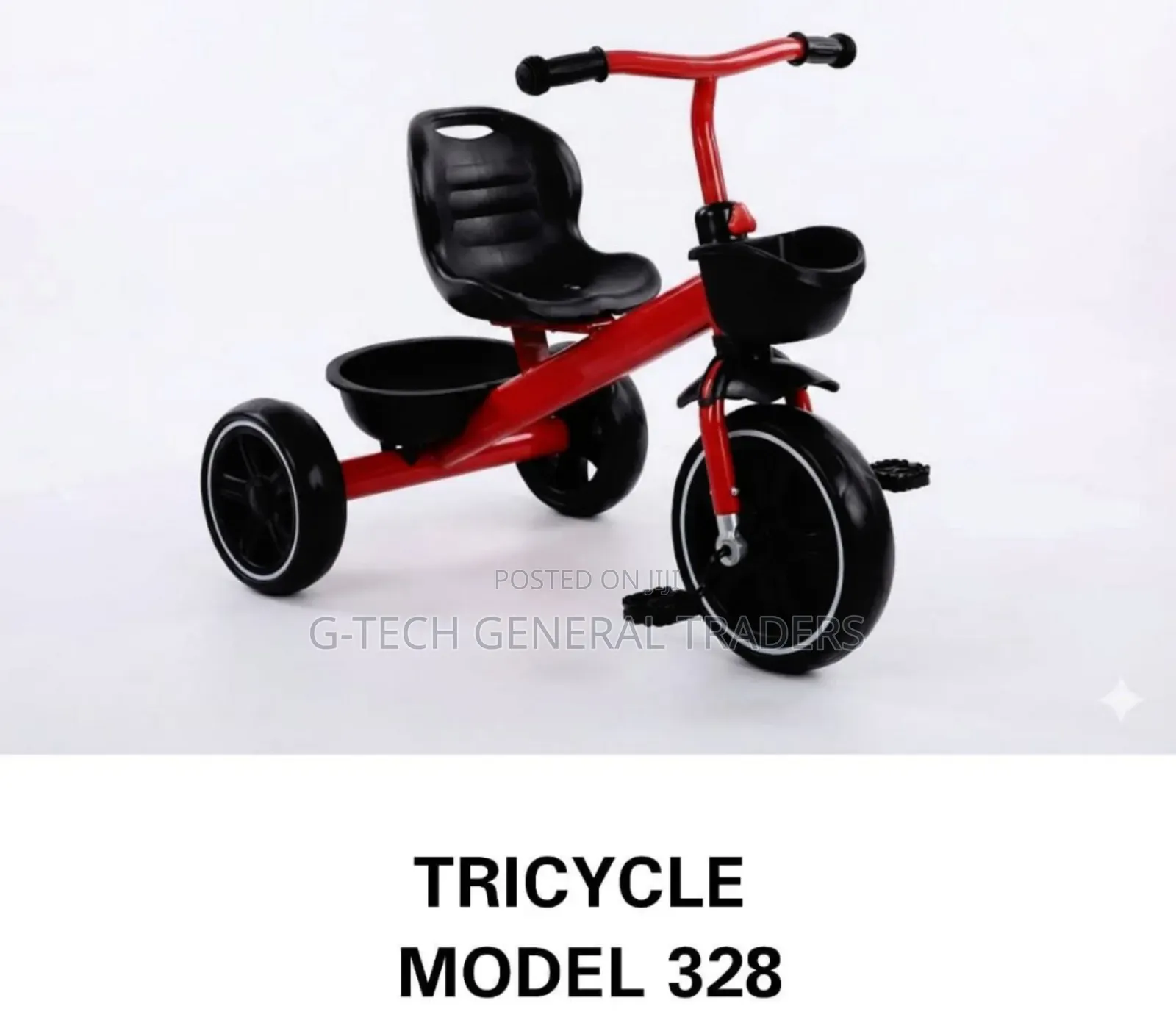 Heavy Duty Kid's Tricycle For Kid's Aged 2-5yrs(Multicolored)