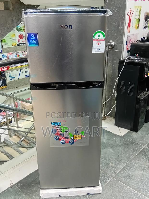 Von 138 Litres Domestic Double Door Fridge