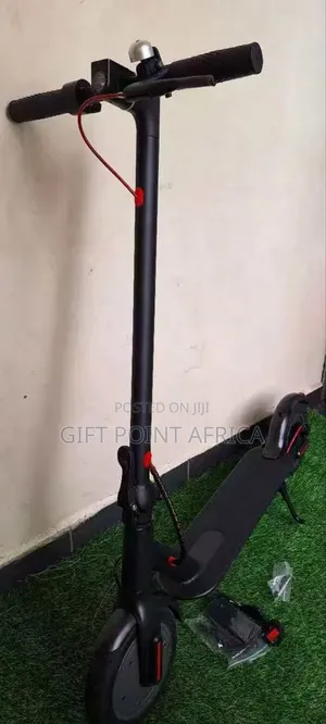 Electronic Rechargeable Adult Scooter Available In Black Color Way