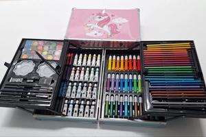 145pcs Aluminium Foldable Artset For Kids - thumbnail 2